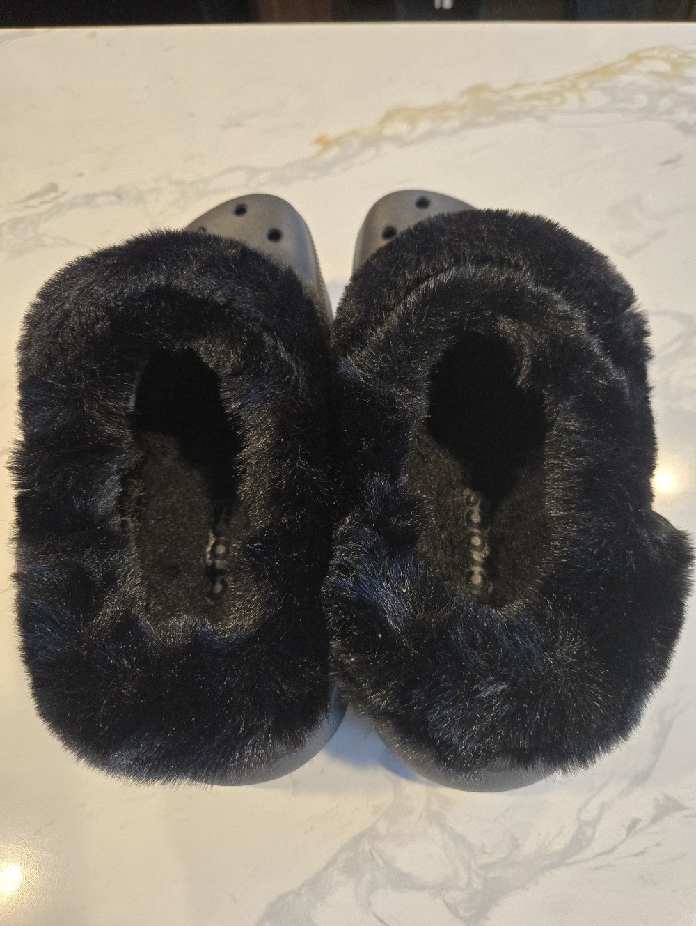 NWT. CROCS Bae Furry Lined Clog. Womens Size 9 - Picture 4 of 10